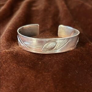 Elegant Silver Cuff Bracelet